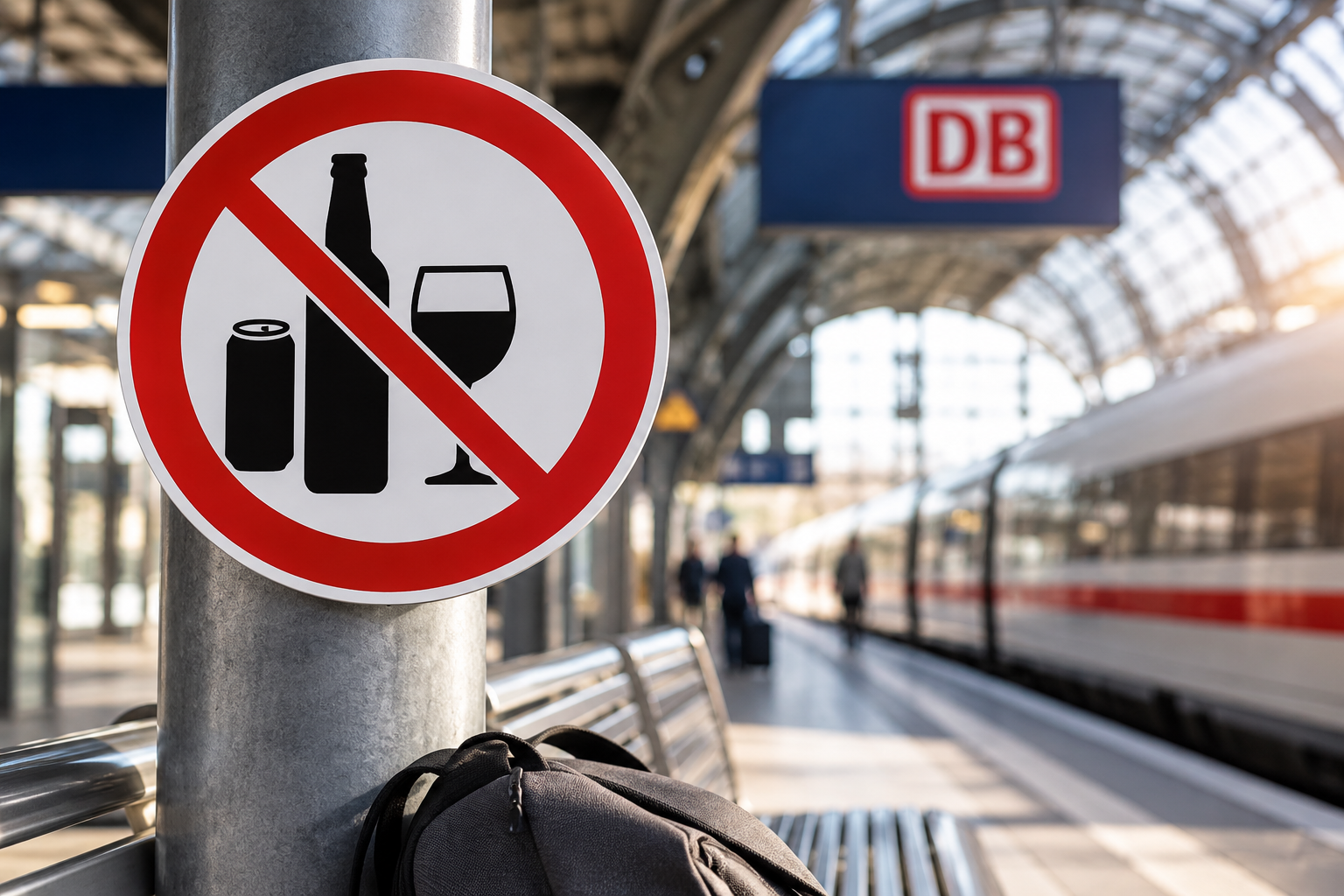 Alkoholverbot am Bahnhof